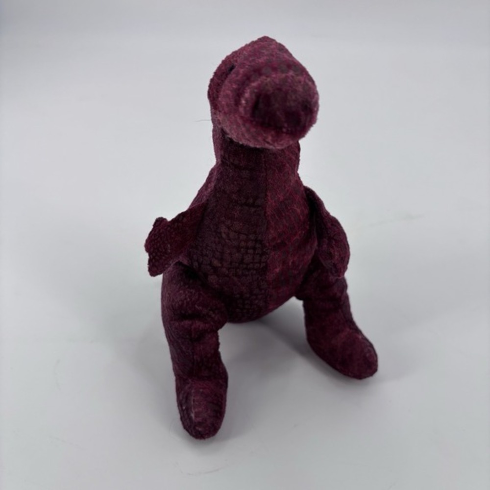 Russ Zonies Earth Zone Megabyte Red T-Rex Dinosaur Beanbag Plush Stuffed 1997